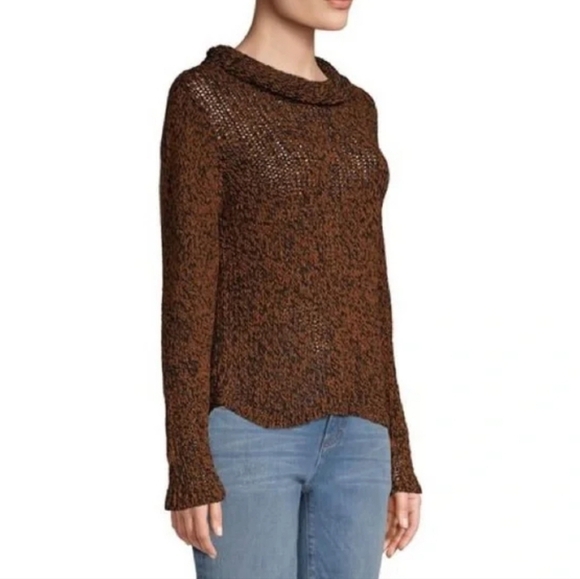 Eileen Fisher Sweaters - Eileen Fisher Brown Cowl Neck Sweater Size Small